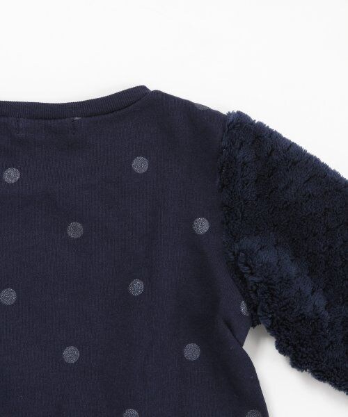 GLOBAL WORK（グローバルワーク）の「【キッズ】ソデキルティングボア長袖（トップス・キッズ・オフホワイト06/グレー15/ネイビー88・Ｓ（90～100cm）/Ｍ（100～110cm）/Ｌ（110～120cm）/ＸＬ(120～130cm)）」の9枚目の写真