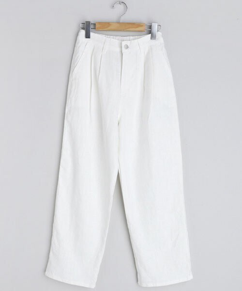 DHOLIC(ディーホリック)の「リネンイージーパンツ(その他パンツ・レディース・パープル/ホワイト/グリーン/ブラウン・ONESIZE)」の2枚目の写真