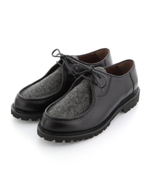 HARE（ハレ）の「Uチップシューズ（シューズ・メンズ・ブラック/グレー・M/L）」の2枚目の写真