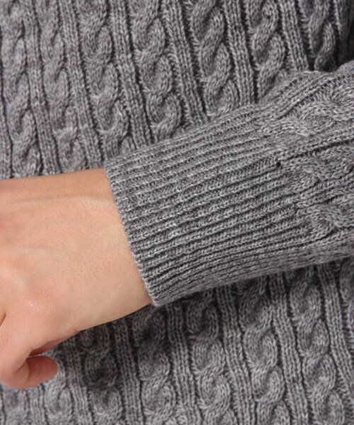 RAGEBLUE(レイジブルー)の「【アクリル・ウール混素材】ケーブルニットクルー(トップス・メンズ・ホワイト/グレー/ワイン/ブルー/ネイビー・M/L)」の10枚目の写真
