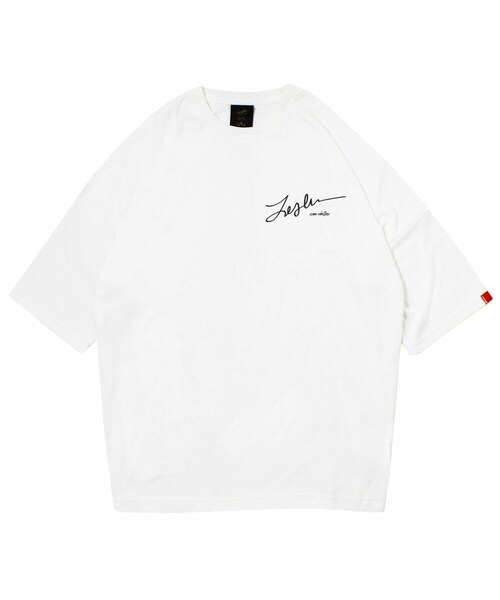 Leyline(レイライン)の「Hand sign tee(Tシャツ/カットソー・レディース・ホワイト/ベージュ/ブラック・S/M/L/XL)」の1枚目の写真