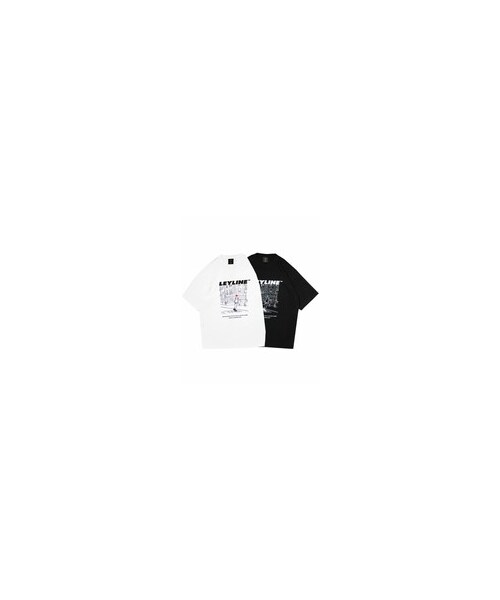 Leyline(レイライン)の「NYC smith print tee(Tシャツ/カットソー・レディース・ホワイト/ブラック・M/L/XL)」の3枚目の写真