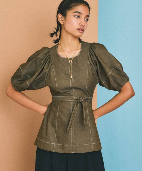 INella（イネラ）の「ラッフルスリーブシャツ（）」 - WEAR