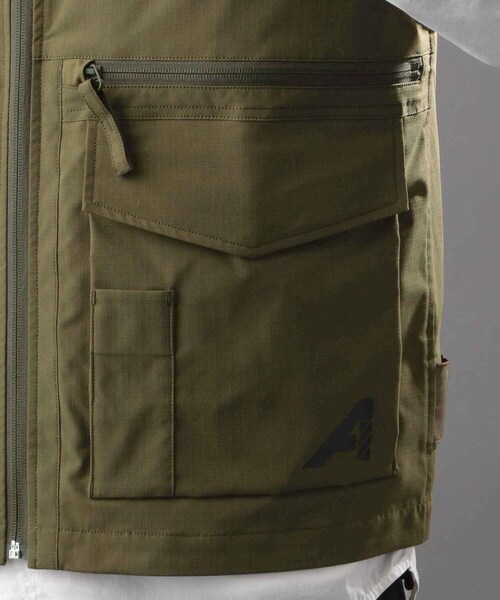 AVIREX（アヴィレックス）の「【先行予約】【AVIREX FLYER'S】ベスト/VEST /AF（トップス・メンズ・ORANGE/OLIVE・M, L, XL, XXL）」の7枚目の写真