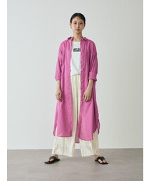 GARAGE OF GOOD CLOTHING | 綿麻シャツワンピース(ワンピース/ドレス)