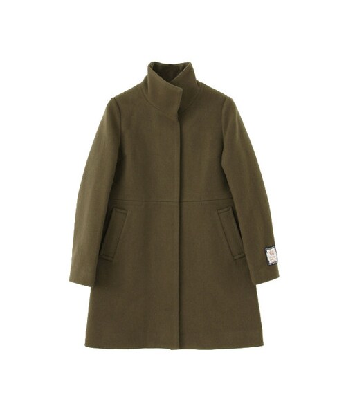 URBAN RESEARCH（アーバンリサーチ）の「ラムズウールスタンドコート（ジャケット/アウター・レディース・BLACK/GRAY/KHAKI・FREE）」の3枚目の写真