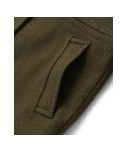 URBAN RESEARCH（アーバンリサーチ）の「ラムズウールスタンドコート（ジャケット/アウター・レディース・BLACK/GRAY/KHAKI・FREE）」の10枚目の写真