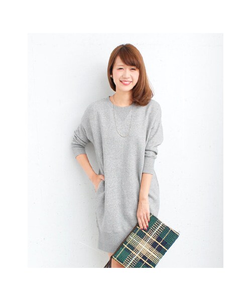 URBAN RESEARCH DOORS（アーバンリサーチドアーズ）の「スウェットワンピース（ワンピース/ドレス・レディース・BLACK/NAVY/GRAY・one）」の10枚目の写真