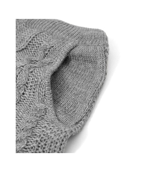 KBF（ケイビーエフ）の「ケーブルニットパンツ（パンツ・レディース・OFF/GRAY・one）」の9枚目の写真