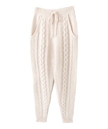 KBF | ケーブルニットパンツ(パンツ)