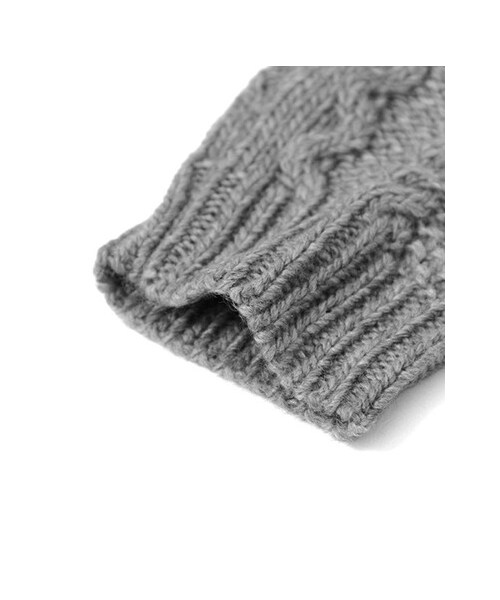 KBF（ケイビーエフ）の「ケーブルニットパンツ（パンツ・レディース・OFF/GRAY・one）」の10枚目の写真