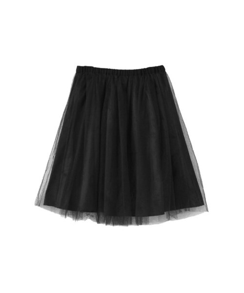 URBAN RESEARCH（アーバンリサーチ）の「チュールスカート（スカート・レディース・BLACK/CHARCOAL・FREE）」の2枚目の写真