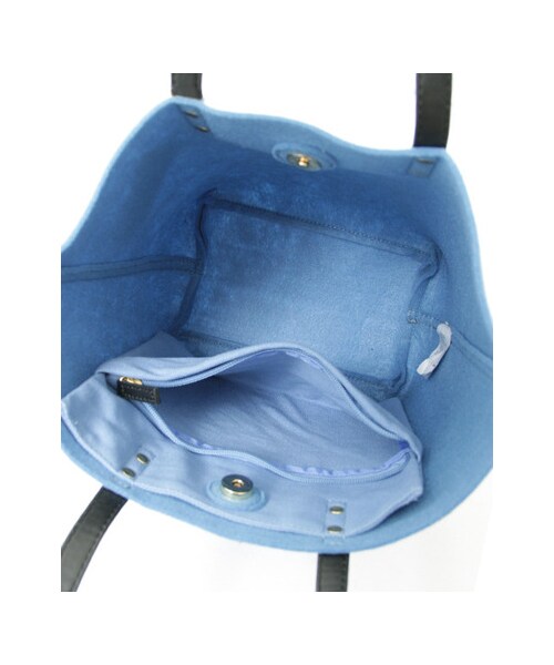 KBF（ケイビーエフ）の「フェルトミニトート（バッグ・レディース・L/BLUE/T/GRAY/CHARCOAL・one）」の6枚目の写真