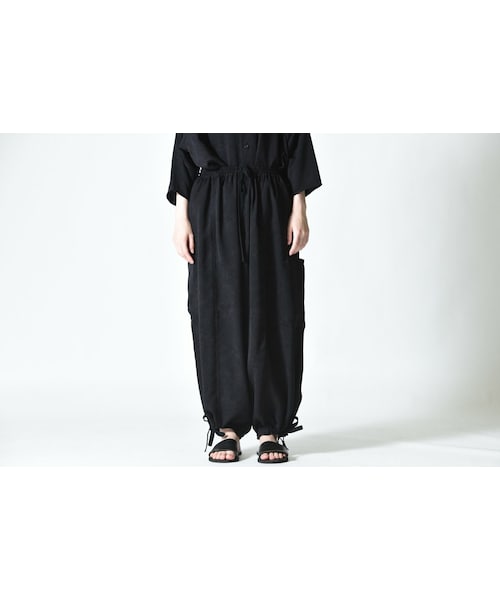 BISHOOL（ビシュール）の「BISHOOL Dyed Bleach Twill Goto-Gi Pants（その他パンツ・レディース・レッド/グレー・F）」の2枚目の写真