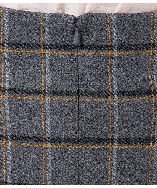 VIS（ビス）の「【先行受注】【with11月号掲載】サッシュベルト風タイトスカート（スカート・レディース・ライトグレー/ネイビー系・S/M）」の8枚目の写真