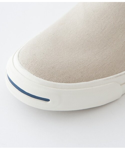 ADAM ET ROPE'(アダムエロペ)の「【先行受注】【CONVERSE】Jack Purcell×Adam et Rope'別注スニーカー(スニーカー・レディース・ベージュ/ネイビー・35.0/36.0/37.0/38.0/39.0/40.0)」の7枚目の写真