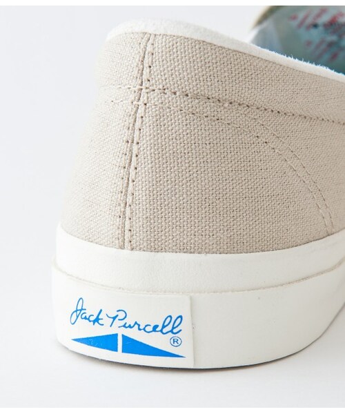 ADAM ET ROPE'(アダムエロペ)の「【先行受注】【CONVERSE】Jack Purcell×Adam et Rope'別注スニーカー(スニーカー・レディース・ベージュ/ネイビー・35.0/36.0/37.0/38.0/39.0/40.0)」の9枚目の写真