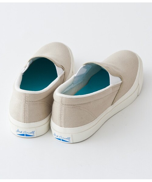 ADAM ET ROPE'(アダムエロペ)の「【先行受注】【CONVERSE】Jack Purcell×Adam et Rope'別注スニーカー(スニーカー・レディース・ベージュ/ネイビー・35.0/36.0/37.0/38.0/39.0/40.0)」の11枚目の写真