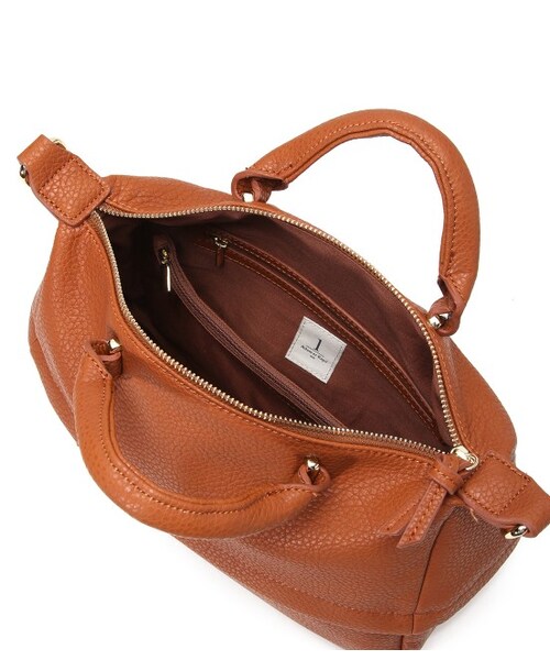 ADAM ET ROPE'（アダムエロペ）の「ポケットカバーボストンバッグ（バッグ・レディース・ブラック/オフホワイト/キャメル・M）」の9枚目の写真