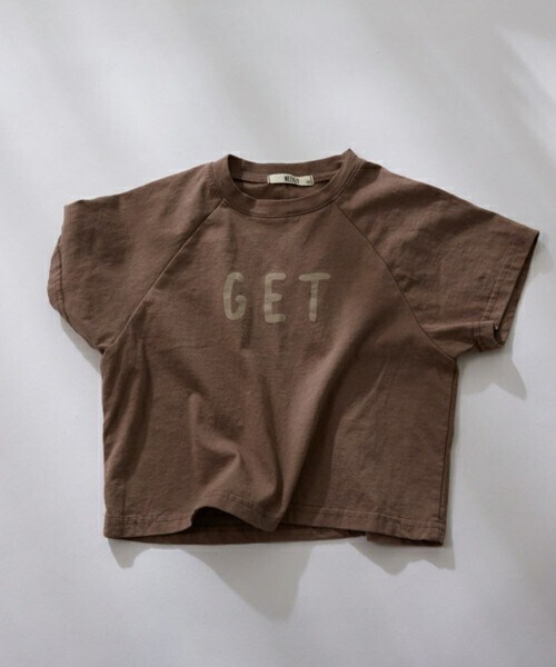 DHOLIC kids（ディーホリックキッズ）の「[weekly] GET半袖Tシャツ（Tシャツ/カットソー・キッズ・ベージュ/ブラウン・XS/S/M/L/XL）」の2枚目の写真