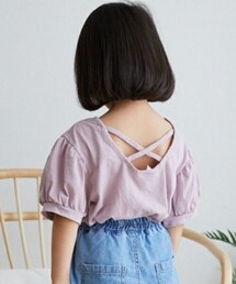 DHOLIC kids | [weekly] バッククロス半袖Tシャツ(Tシャツ/カットソー)