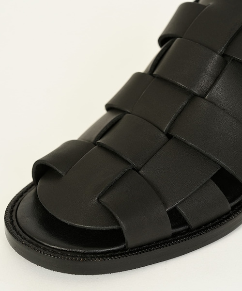 LAD MUSICIAN（ラッドミュージシャン）の「LEATHER SANDAL（その他・メンズ・BLACK・42/44）」の4枚目の写真