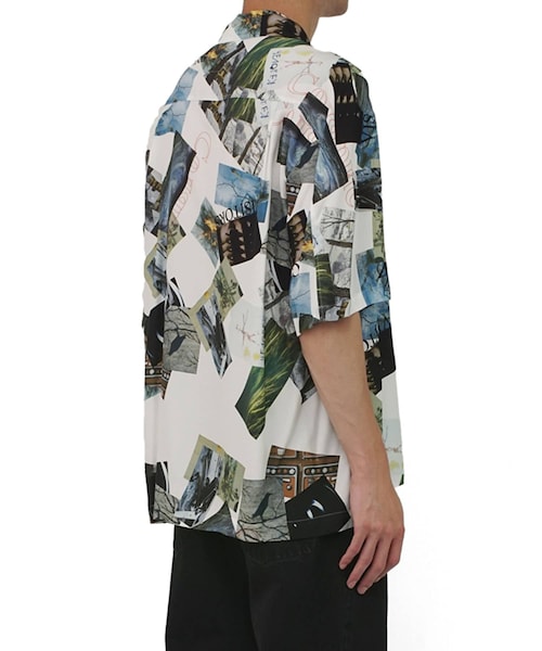 Name.（ネーム）の「MULTIPRINTED OPEN COLLAR HS SH（その他・メンズ・WHITE・0/1/2）」の6枚目の写真