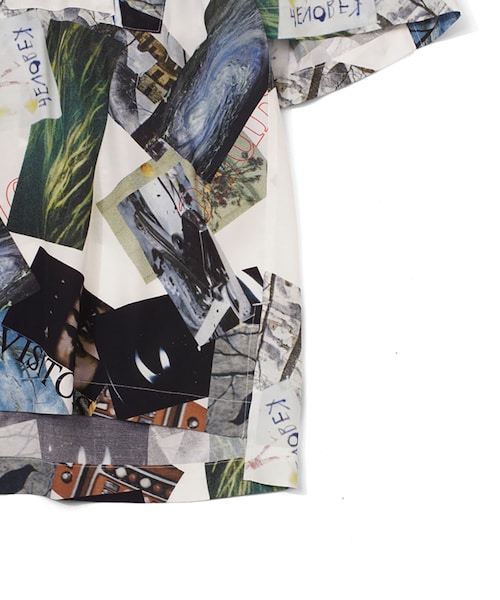 Name.（ネーム）の「MULTIPRINTED OPEN COLLAR HS SH（その他・メンズ・WHITE・0/1/2）」の4枚目の写真