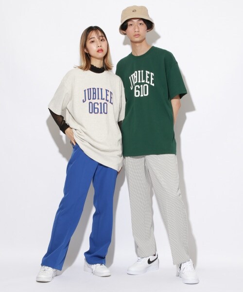 PAGEBOY（ページボーイ）の「【PAGEBOYLIM】VTAコラボカレッジロゴＴ（トップス・レディース・オートミール/杢グレー/オレンジ/グリーン・M, L）」の15枚目の写真