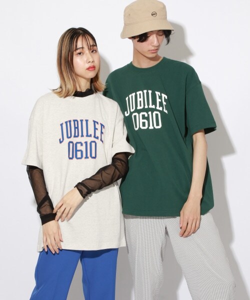 PAGEBOY（ページボーイ）の「【PAGEBOYLIM】VTAコラボカレッジロゴＴ（トップス・レディース・オートミール/杢グレー/オレンジ/グリーン・M, L）」の14枚目の写真