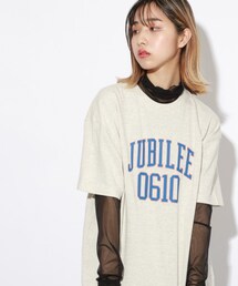 PAGEBOY | 【PAGEBOYLIM】VTAコラボカレッジロゴＴ(トップス)