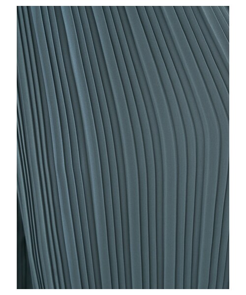 earth music&ecology（アースミュージックアンドエコロジー）の「ストレートプリーツパンツ（パンツ・アイボリー/ブラック/グレーベージュ/グリーン/ラベンダー/フラワー・F）」の7枚目の写真