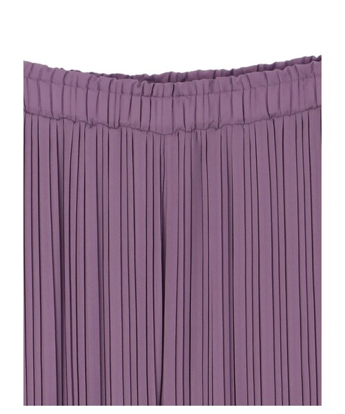 earth music&ecology（アースミュージックアンドエコロジー）の「ストレートプリーツパンツ（パンツ・アイボリー/ブラック/グレーベージュ/グリーン/ラベンダー/フラワー・F）」の17枚目の写真