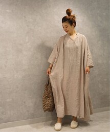 journal standard luxe 60 リネン トニー ワンピース