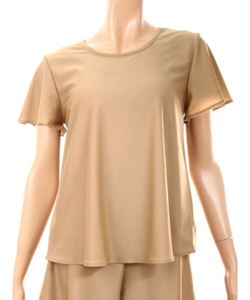 ETRO ペイズリー柄Vネックカットソー カーキ サイズ42*HD1281