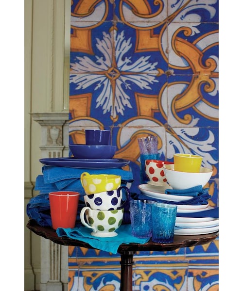 アンソロポロジー 花柄タッパー Anthropologie（アンソロポロジー）の「Fleur-De-Lys Juice Glass（グラス/マグカップ/タンブラー）」 - WEAR
