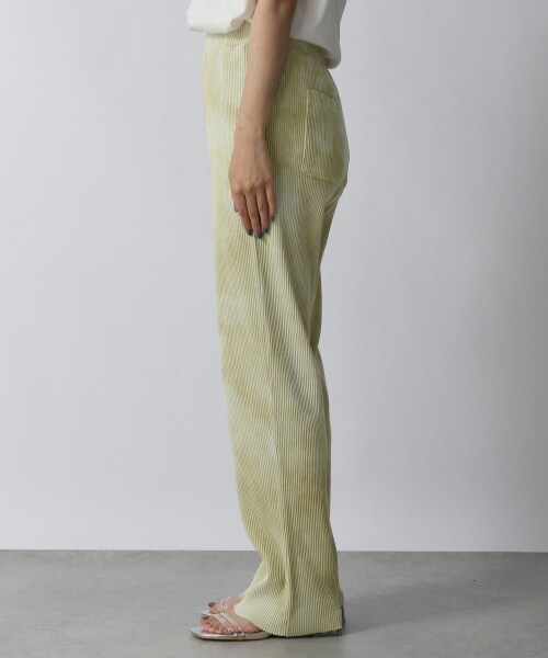 LOWRYS FARM（ローリーズファーム）の「ｓｅｌｆｃｕｔタイダイリブパンツ（パンツ・イエロー/グリーン/ブルー・F）」の6枚目の写真