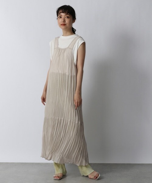 LOWRYS FARM（ローリーズファーム）の「ｓｅｌｆｃｕｔタイダイリブパンツ（パンツ・イエロー/グリーン/ブルー・F）」の4枚目の写真