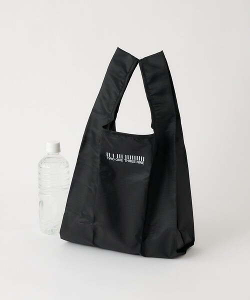 COLONY 2139（コロニートゥーワンスリーナイン）の「ミニショッパーエコバッグ（エコバッグ/サブバッグ・ブラックその他1/ブラックその他2/ブラックその他3/ブラック・FREE）」の2枚目の写真