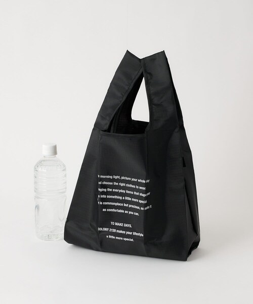 COLONY 2139（コロニートゥーワンスリーナイン）の「ミニショッパーエコバッグ（エコバッグ/サブバッグ・ブラックその他1/ブラックその他2/ブラックその他3/ブラック・FREE）」の3枚目の写真
