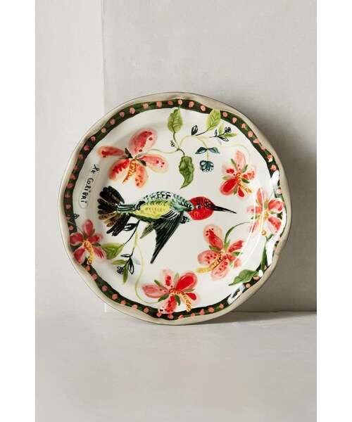 Anthropologie(アンソロポロジー)の「Nathalie Lete Francophile Dinner Plate(食器/キッチン・plum/light red/yellow/bright red/multi/slate/dark yellow/navy/medium orange/grey/raspberry・ONE SIZE)」の3枚目の写真