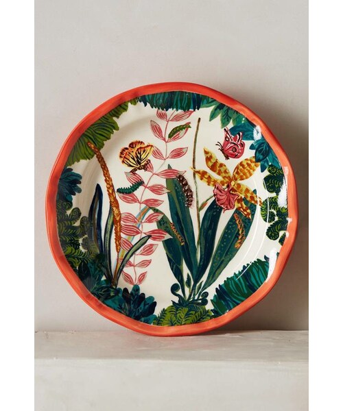 Anthropologie(アンソロポロジー)の「Nathalie Lete Francophile Dinner Plate(食器/キッチン・plum/light red/yellow/bright red/multi/slate/dark yellow/navy/medium orange/grey/raspberry・ONE SIZE)」の2枚目の写真