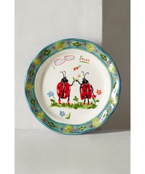 Anthropologie(アンソロポロジー)の「Nathalie Lete Francophile Dinner Plate(食器/キッチン・plum/light red/yellow/bright red/multi/slate/dark yellow/navy/medium orange/grey/raspberry・ONE SIZE)」の9枚目の写真