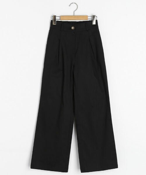 DHOLIC（ディーホリック）の「タックコットンパンツ（その他パンツ・レディース・ベージュ/グリーン/グレー/ブラック・S/M）」の2枚目の写真