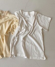 DHOLIC kids | [T O E] ベーシックラウンドコットン半袖Tシャツ(kids)(Tシャツ/カットソー)