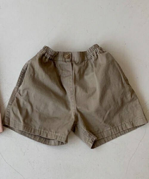 DHOLIC kids（ディーホリックキッズ）の「[T O E] コットンルーズショートパンツ(kids)（その他パンツ・キッズ・ブラウン/グリーン・S/M/L/XL）」の2枚目の写真