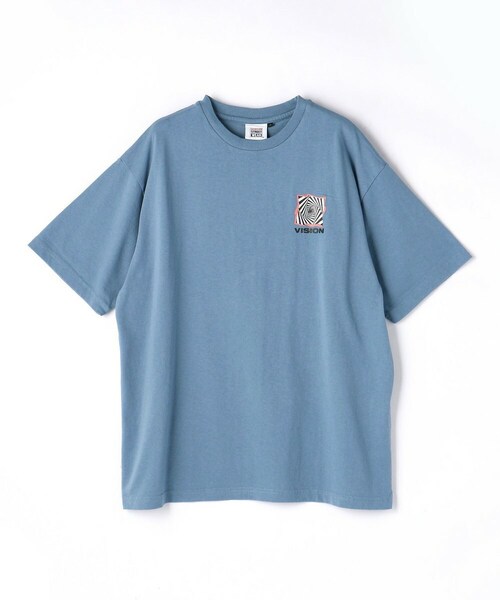 179/WG(イチナナキュウダブルジー)の「VISIONグラフィックTシャツ(Tシャツ/カットソー・レディース・イエロー/ブラック/ブルー・F)」の3枚目の写真