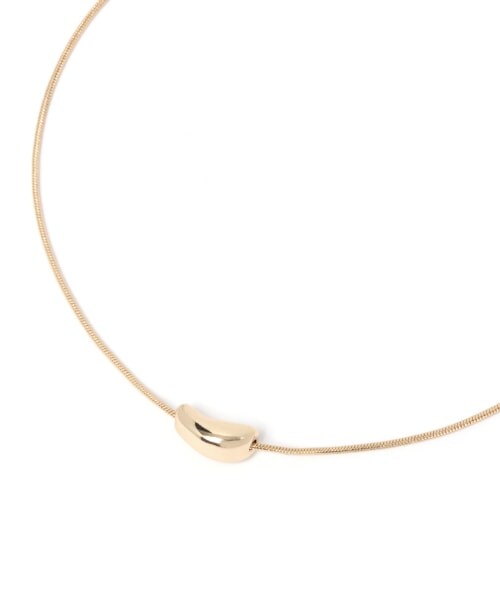 LOWRYS FARM（ローリーズファーム）の「プチＴＯＰネックレス（アクセサリー・シルバー/ゴールド・ナシ）」の4枚目の写真