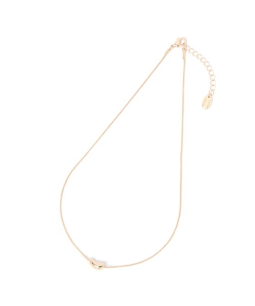 LOWRYS FARM（ローリーズファーム）の「プチＴＯＰネックレス（アクセサリー・シルバー/ゴールド・ナシ）」の2枚目の写真