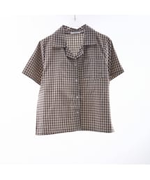 Check Double Collar Shirt
